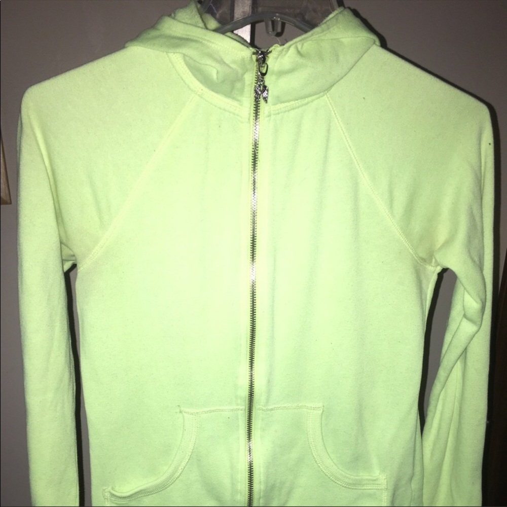 VICTORIA’S SECRET ANGEL NEON YELLOW WING HOODIE XS
